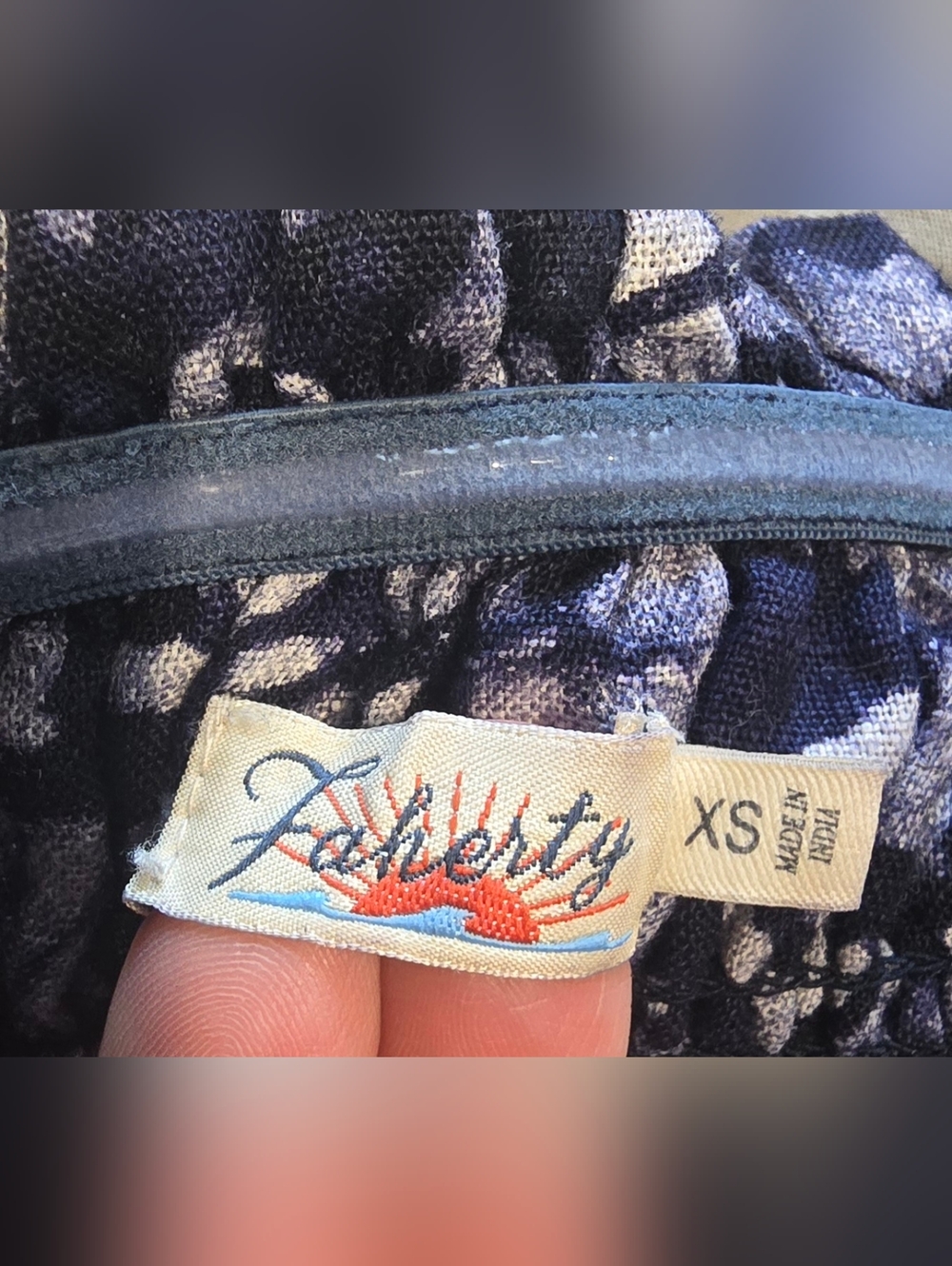 Faherty Margarita Linen Maxi Dress Size XS - Picture 7 of 7
